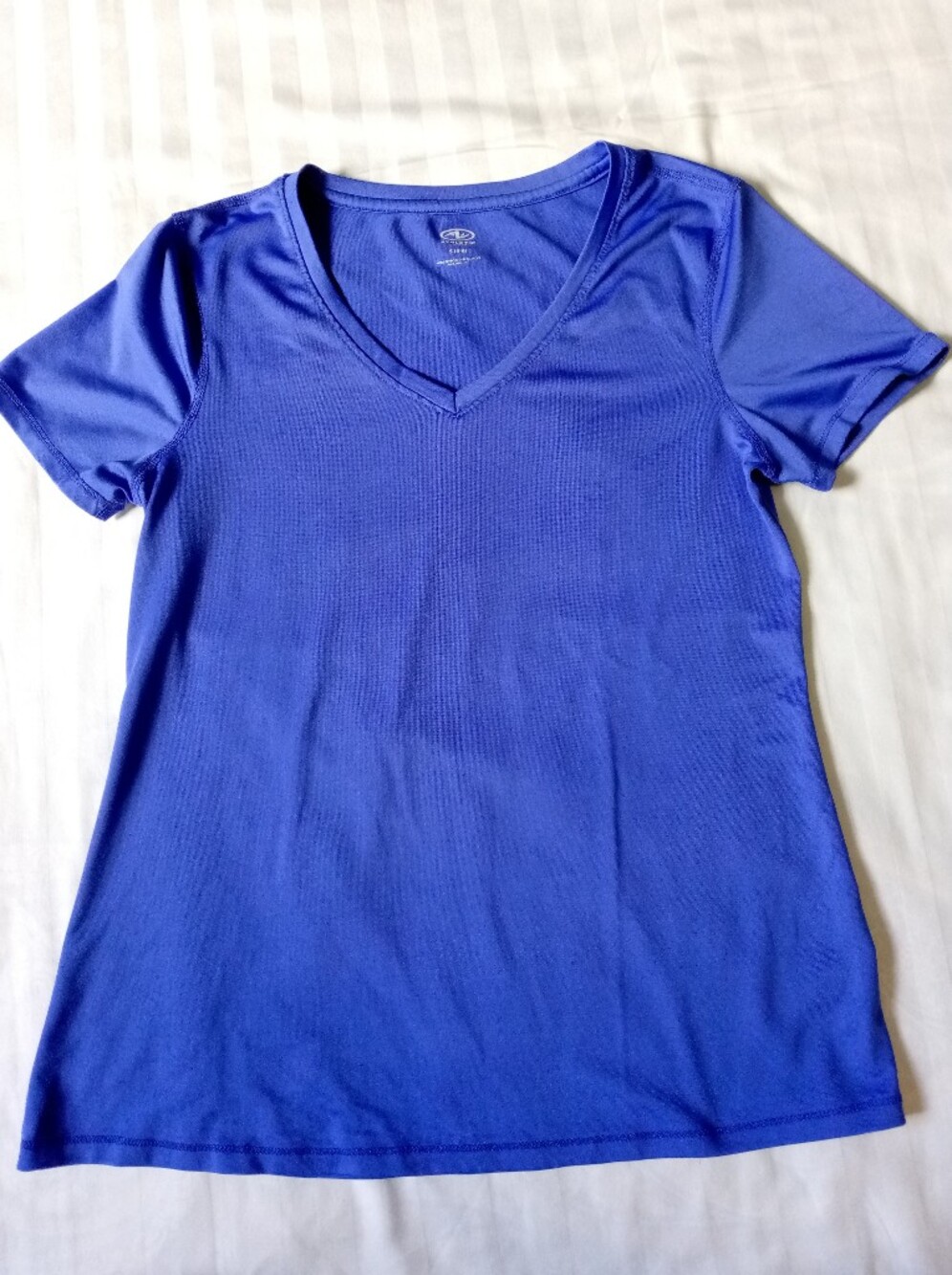 Athletic Works Royal Blue V-Neck Short Sleeve Tee